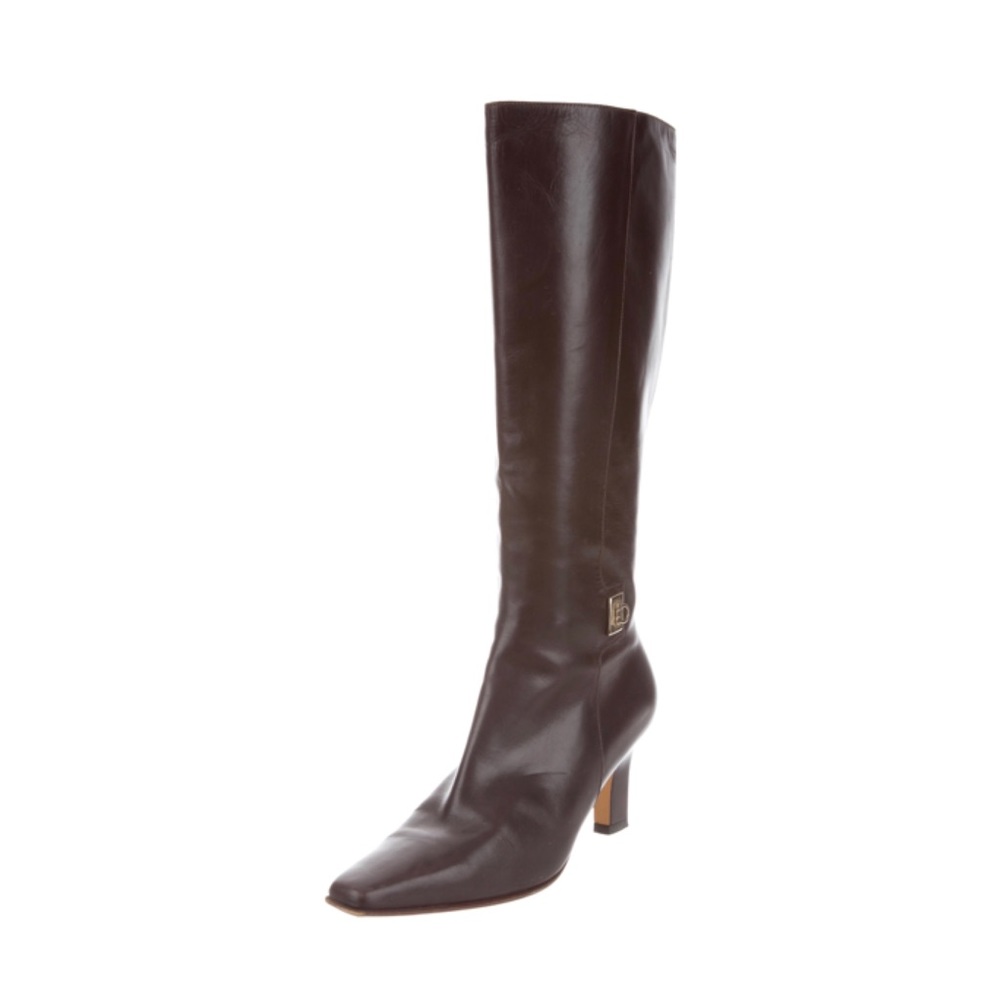 Salvatore Ferragamo Leather Mid-calf Boots
